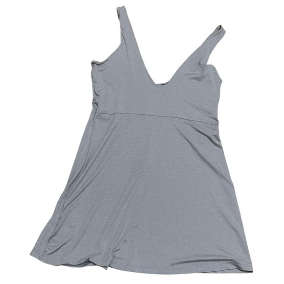 Varley Women's Large Tan Oatmeal Morgan Mini A‎ Line Dress Anthropologie Active - Picture 5 of 5